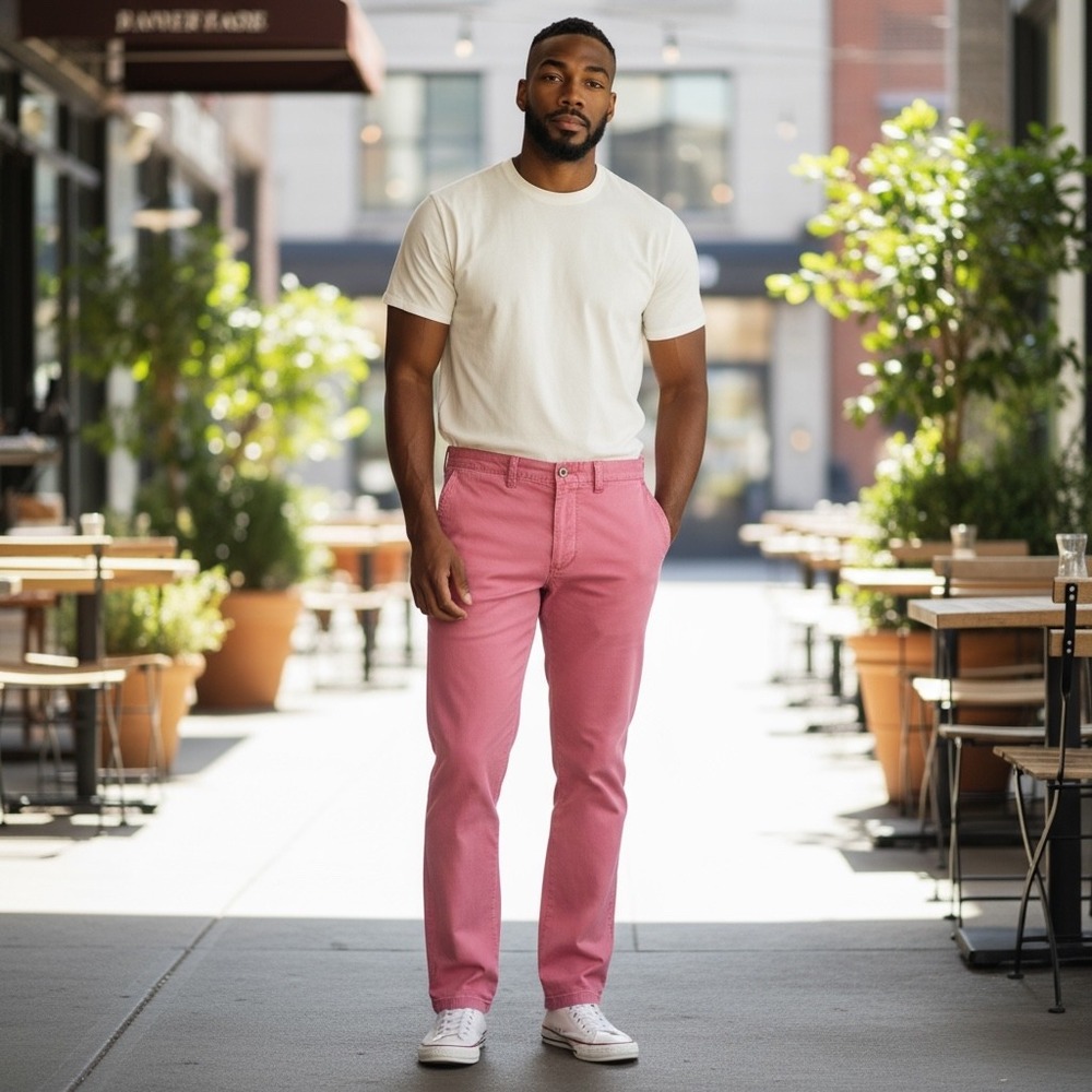 Polo Ralph Lauren‎ Suffield Pant Pink Pima Cotton Blend Chinos Size 32 Preppy